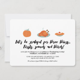 Convite para Janto de AJUDAS de Ação de Graças