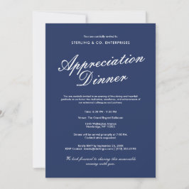 Convite para Janto de Apreciação Corporativa Elega