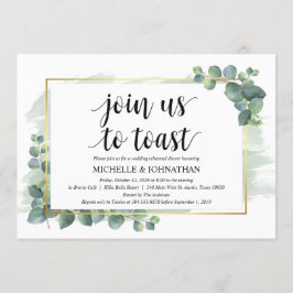 Convite para Janto de Casamento Eucalyptus