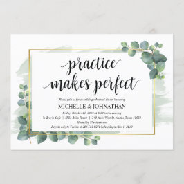 Convite para Janto de Casamento Eucalyptus