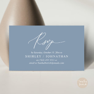 Convite para Janto de Casamento RSVP Romântico Mod