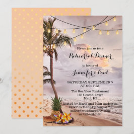 Convite para Janto de ensaio das luzes de cadeia d