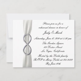 Convite para Janto de ensaio de casamento branco i