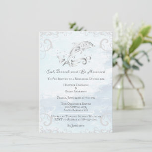 Convite para Janto de ensaio de casamento de golfi