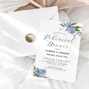Convite para Janto de Ensaio de Casamento Floral A