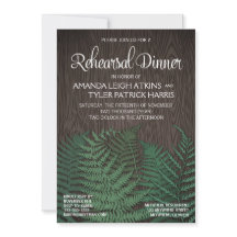 Convite para Janto de ensaio de casamento Rustic F