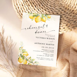 Convite para Janto de ensaio de Citrinos Verdes-li