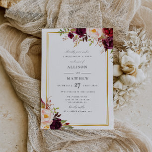 convite para janto de ensaio de queda floral de bu