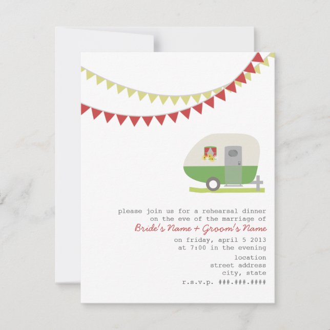 Convite para Janto de Ensaio de Retro-Verde (Frente)