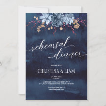 Convite para Janto de Ensaio Floral Chalkboard par