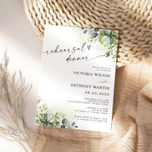 Convite para Janto de ensaio Greenerase