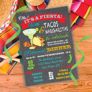 Convite para Janto de ensaio Tacos e Tequila