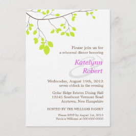 Convite para Janto de ensaio Violet Romance