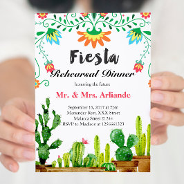 Convite para Janto de Ensaios de Fiesta no México