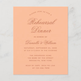 Convite para Janto de Ensaios Orçamentais Peach & 