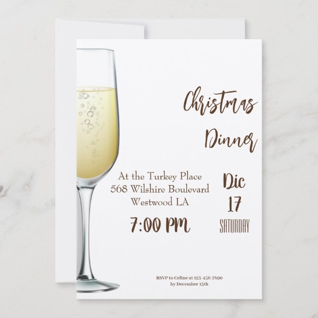 Convite para Janto de Natal (Frente)