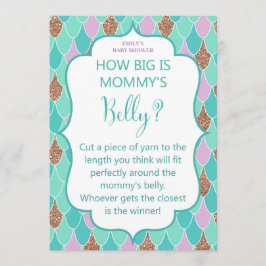 Convite Para Jogo De Chá de fraldas De Água Roxa