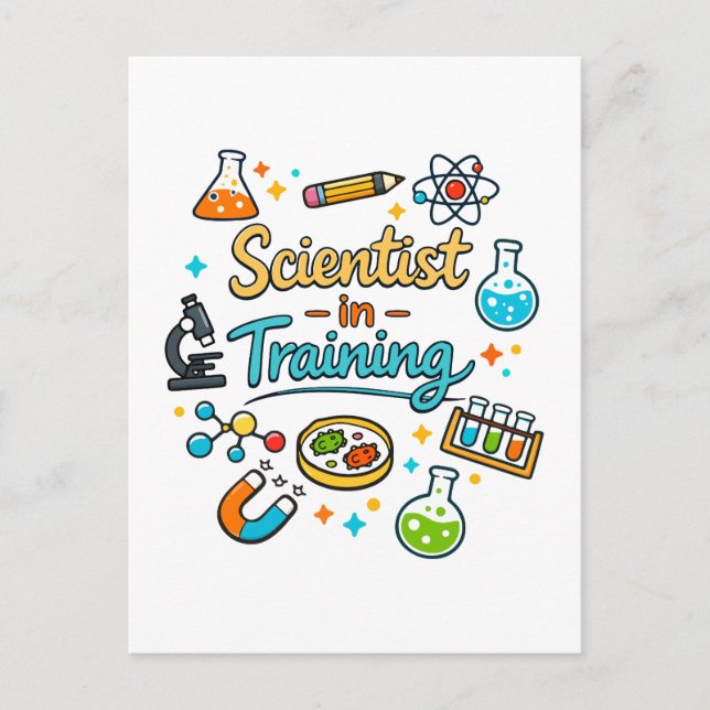 Convite para Jovem Cientista em Treinamento (Frente)