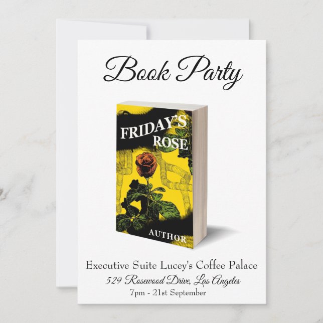 Convite para lançamento de Grupo de Livro (Frente)