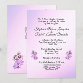 Convite para lavandas de Sinais de Casamento