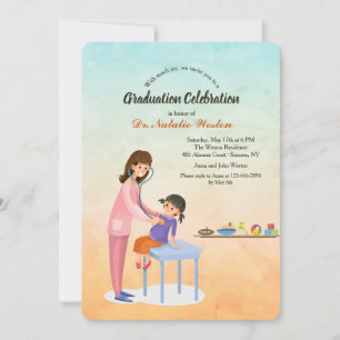 Convite Para Licença De Pediatria Para Mulheres