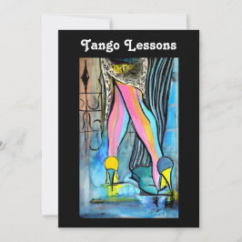 Convite para Lições de Tango