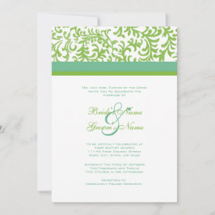 Convite para Limão e Casamento de Teal