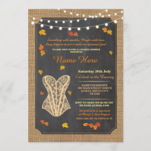 Convite para Lingerie de Grupo de Partido de Marca