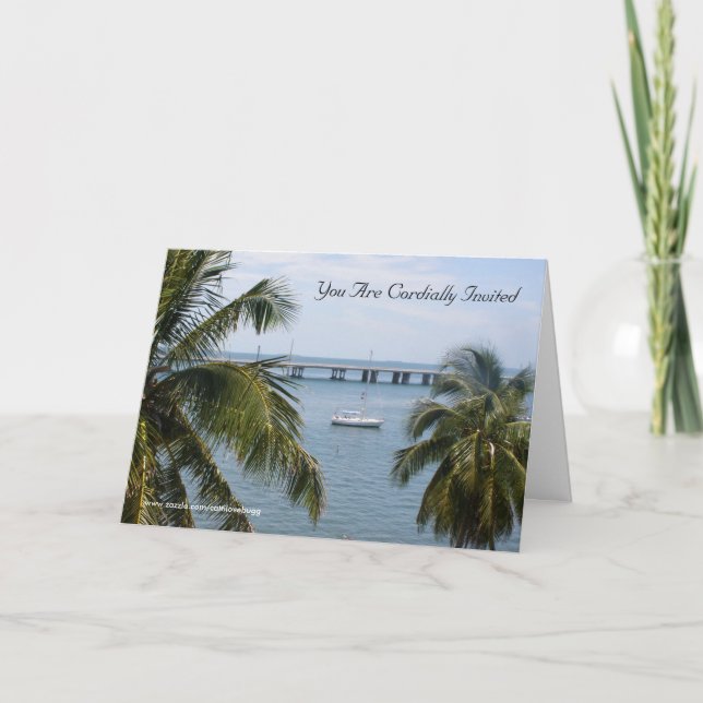 Convite para lua de mel/Chá (Frente)