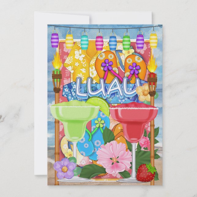 Convite para Luau por SRF (Frente)