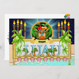 Convite para LUAU - Ver Verso