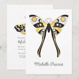 Convite para Mães Douradas Celestiais Místicas