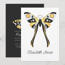 Convite para Mães Douradas Celestiais Místicas