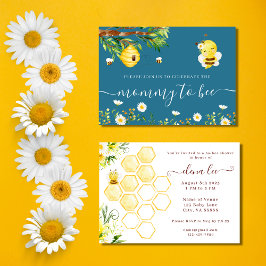 Convite para mamães de abelhas