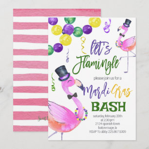 Convite para Mardi Gras