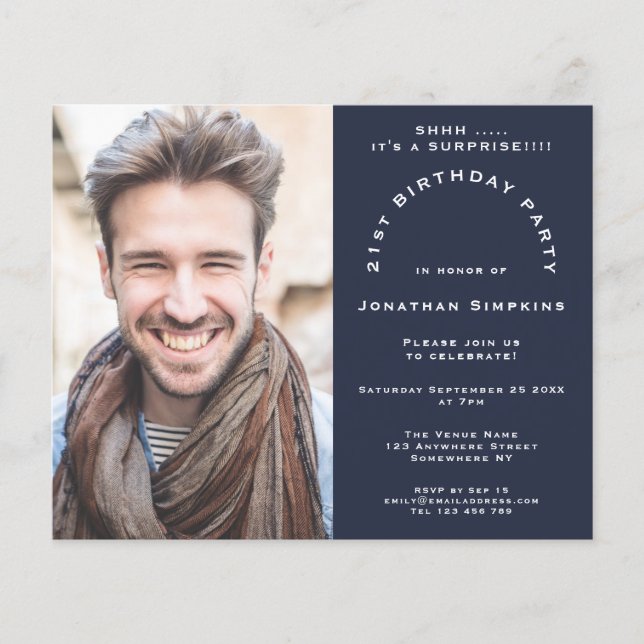 Convite para Marinho de rua Surpresa do Budget Pho (Frente)