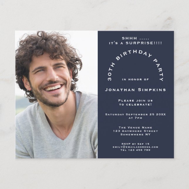 Convite para Marinho de Surpresa do 30 de Foto de  (Frente)