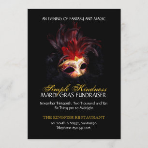 Convite para Mascarada - Personalizado