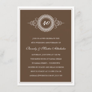 Convite para Medalhões de Aniversário