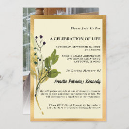 Convite para Memorial de Fotografias Douradas Botâ