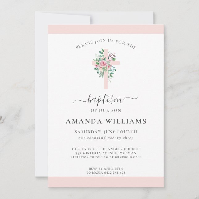 Convite para Meninas de Elegância Moderna (Frente)