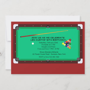 Convite para Mesa de piscina