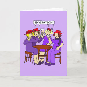 Convite para Mulheres de Chapéu Vermelho