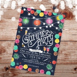 Convite para na moda negro do Partido de Verão Lam