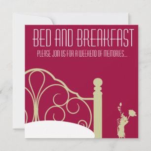 Convite para Na moda Weekend Bed e Brechfast
