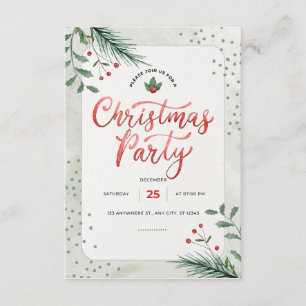 convite para natal