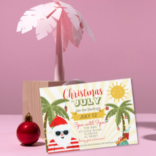 Convite para Natal em Julho, Convite para festa de