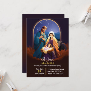 Convite para Natal Religioso
