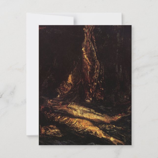 Convite para Natureza Morta com Bloaters de Vincen (Frente)