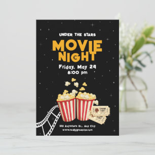 Convite para Noite de Filme de Aniversário, Convit
